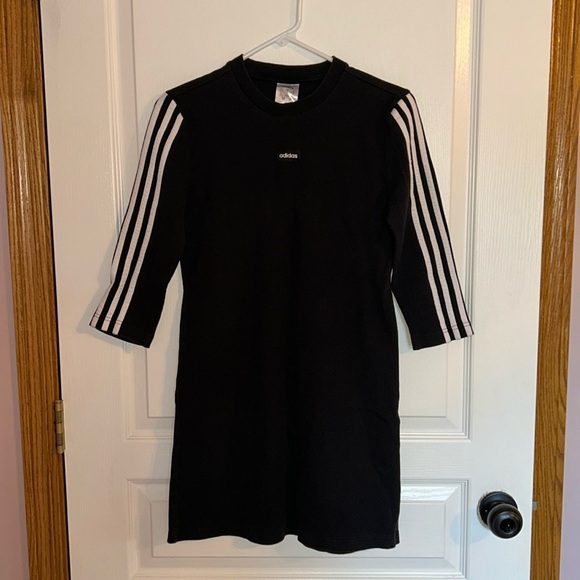 Adidas 3/4 sleeve midi dress size S - Picture 2 of 4